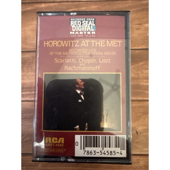 Other - Horowitz at the Met - Scarlatti Chopin Cassette Great Condition